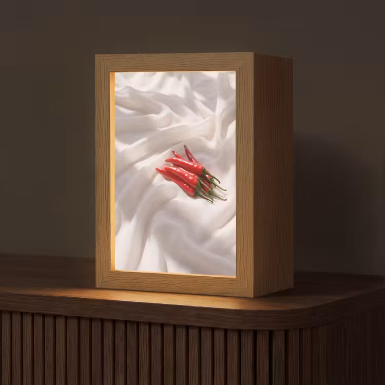 Gepersonaliseerde Lightbox - Peper - Rood - Eten — 1
