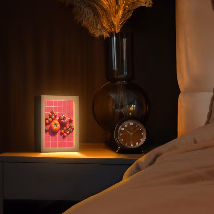 Gepersonaliseerde Lightbox - Tomaat - Rood - Eten — 2