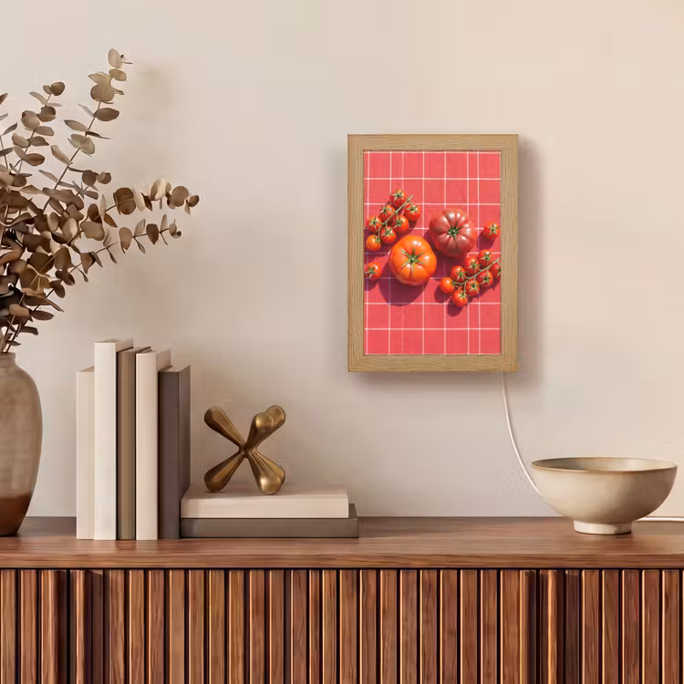 Gepersonaliseerde Lightbox - Tomaat - Rood - Eten — 4