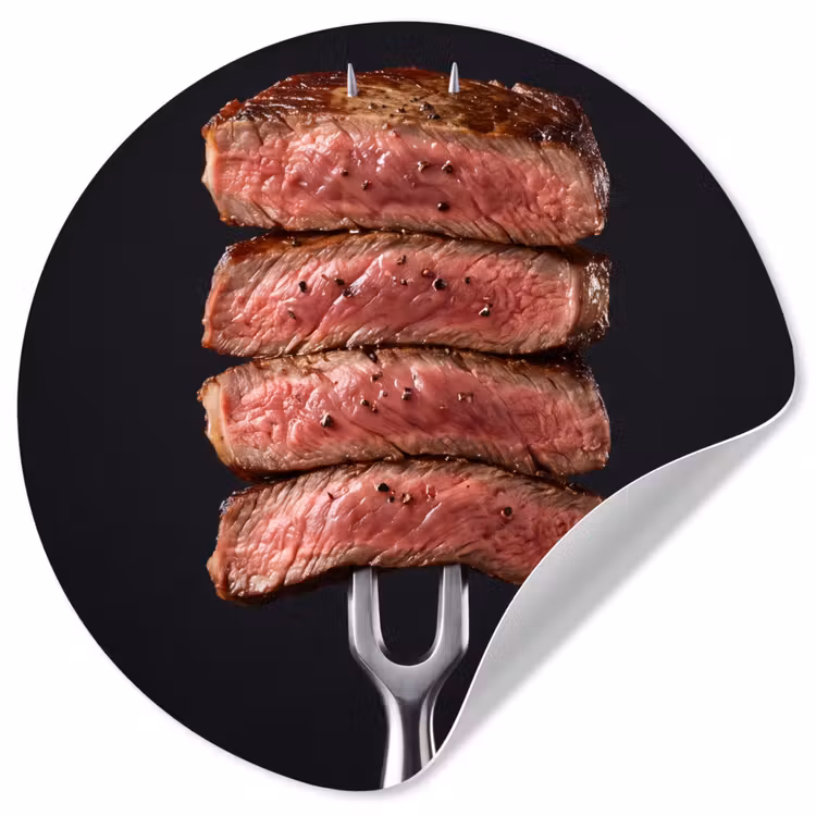 Behangcirkel - Eten - Rosé - Vork — 1