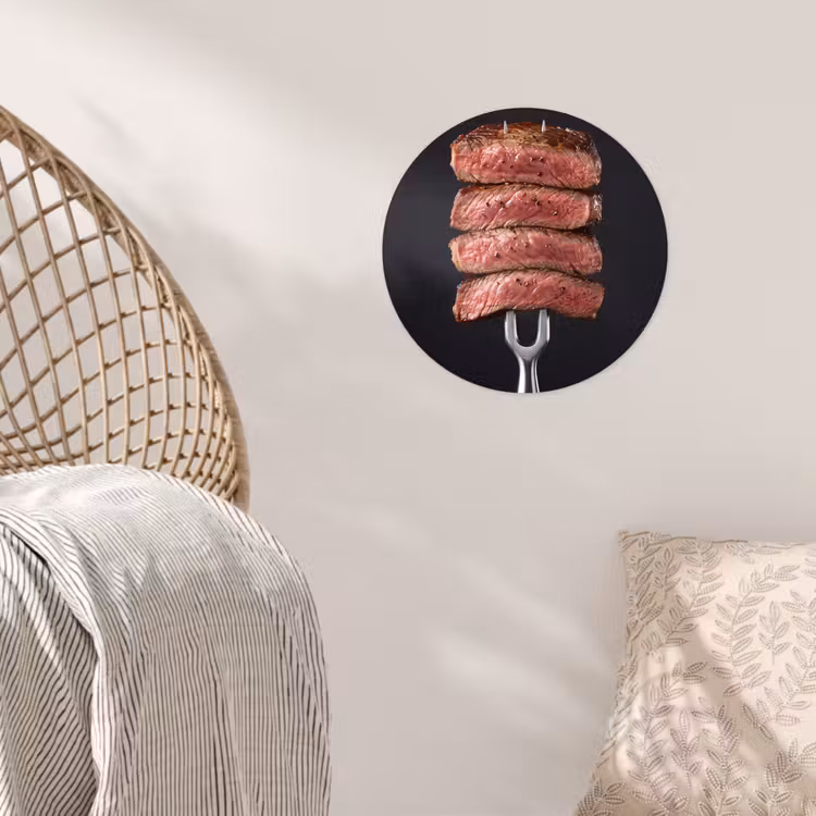Behangcirkel - Eten - Rosé - Vork — 5