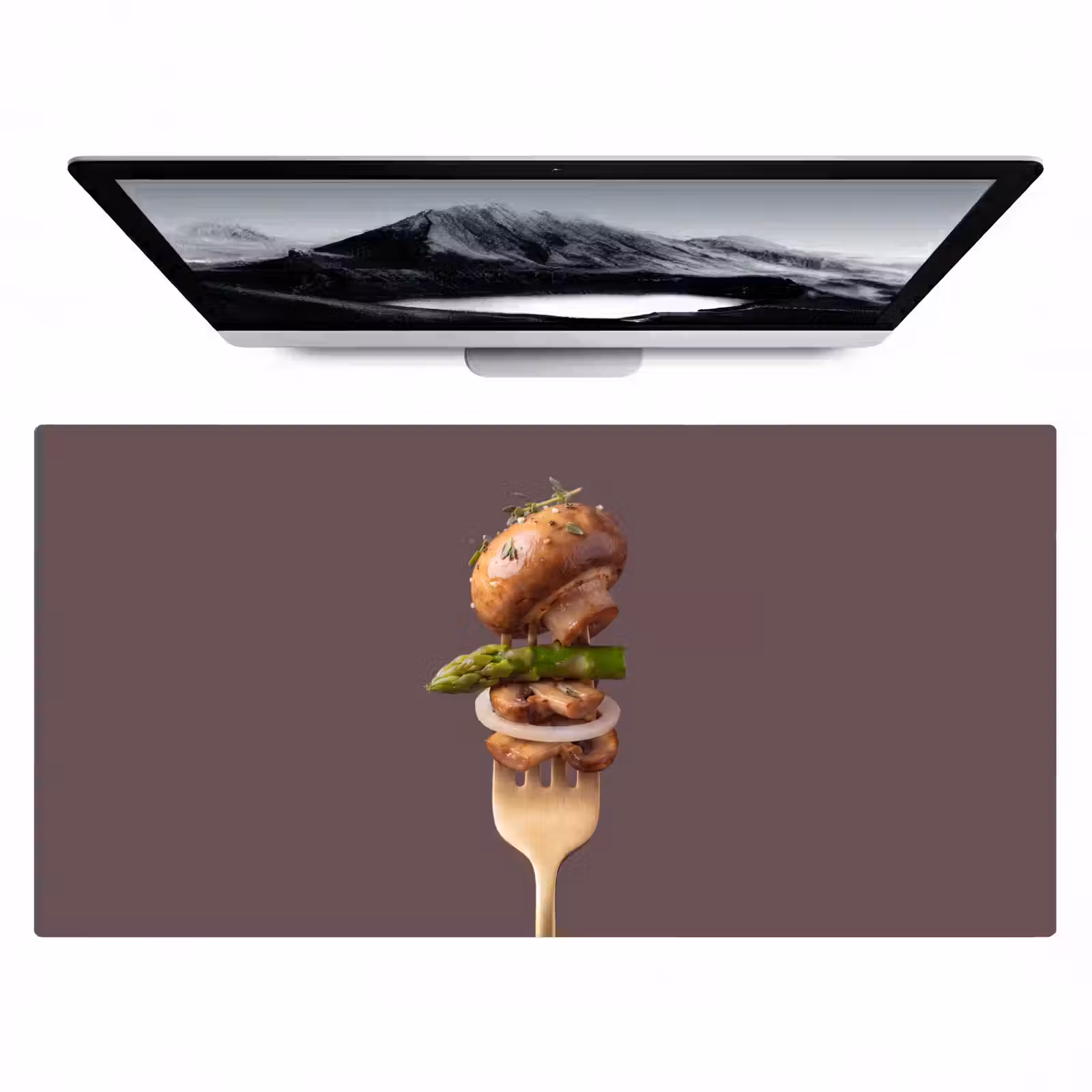 Bureau onderlegger - Eten - Gestapeld - Vork — 1