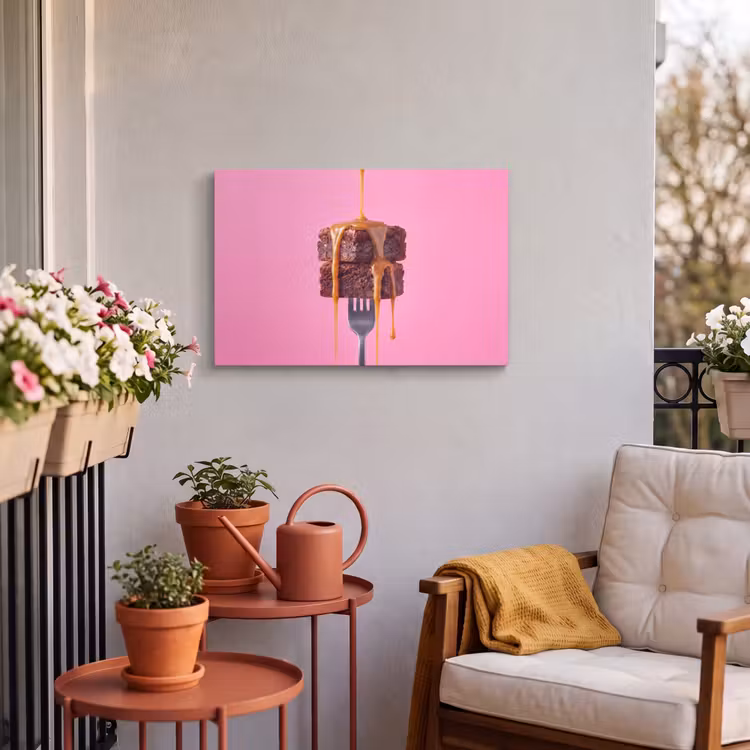 Buiten canvas - Brownie - Karamel - Eten — 3