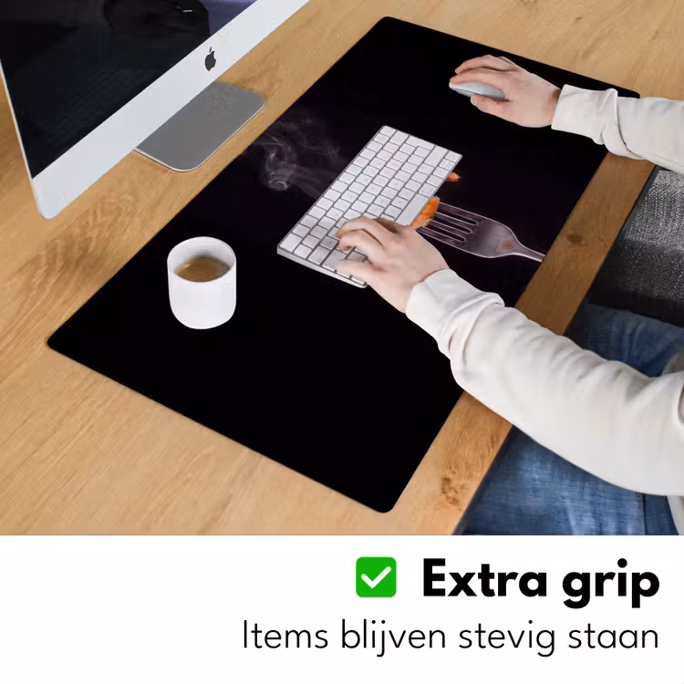 Bureau onderlegger - Eten - Garnaal - Vork — 6