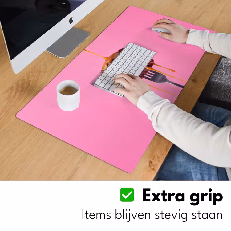 Bureau onderlegger - Brownie - Karamel - Eten — 6