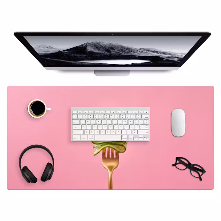 Bureau onderlegger - Eten - Vork - Roze — 4