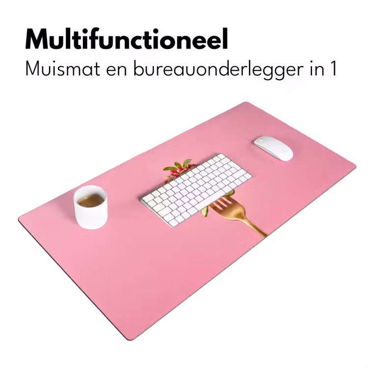 Bureau onderlegger - Eten - Vork - Roze — 7