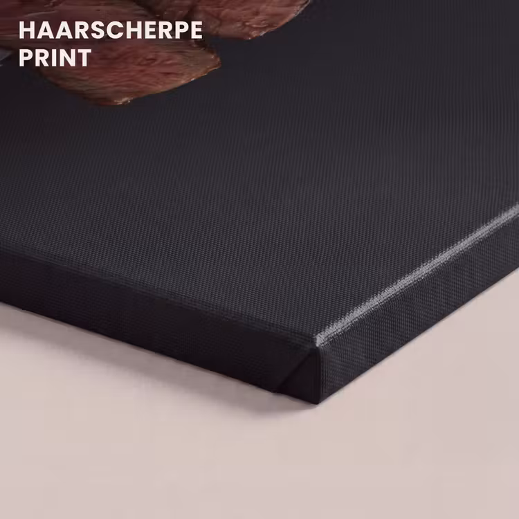 Canvas schilderij - Eten - Rosé - Vork — 4