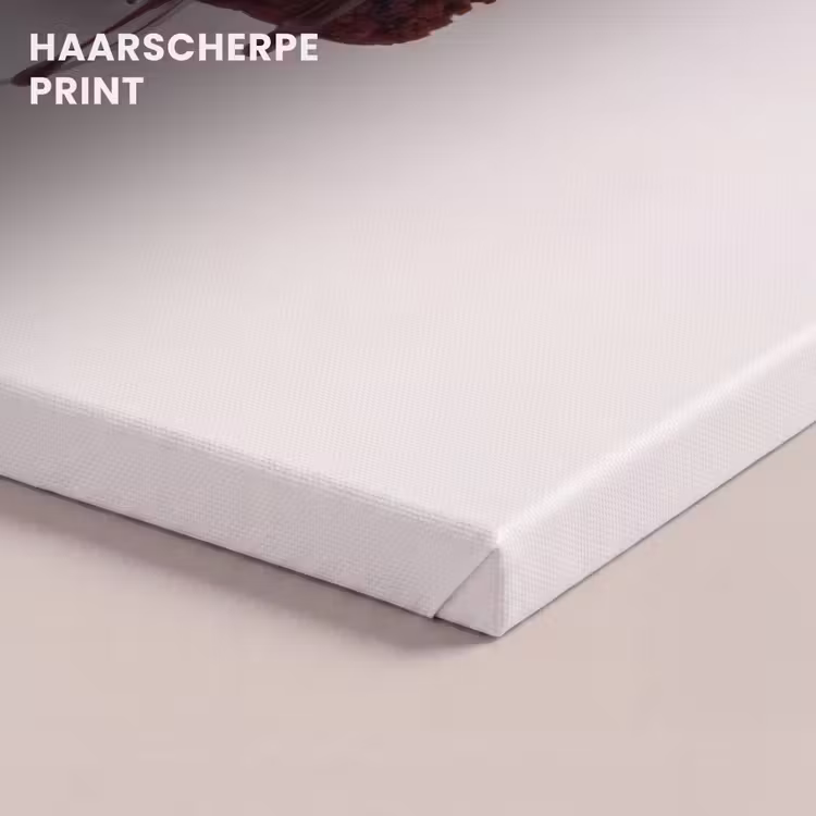 Canvas schilderij - Vork - brownie - aardbei — 4
