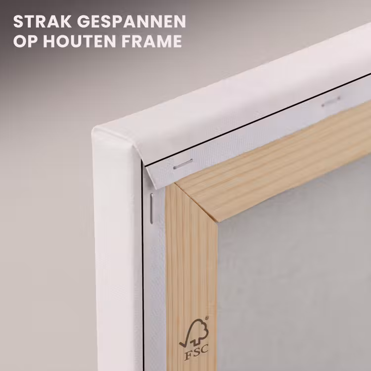 Canvas schilderij - Vork - brownie - aardbei — 6