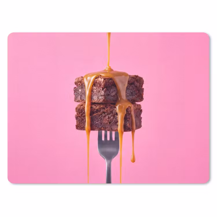 Muismat - Brownie - Karamel - Eten — 1