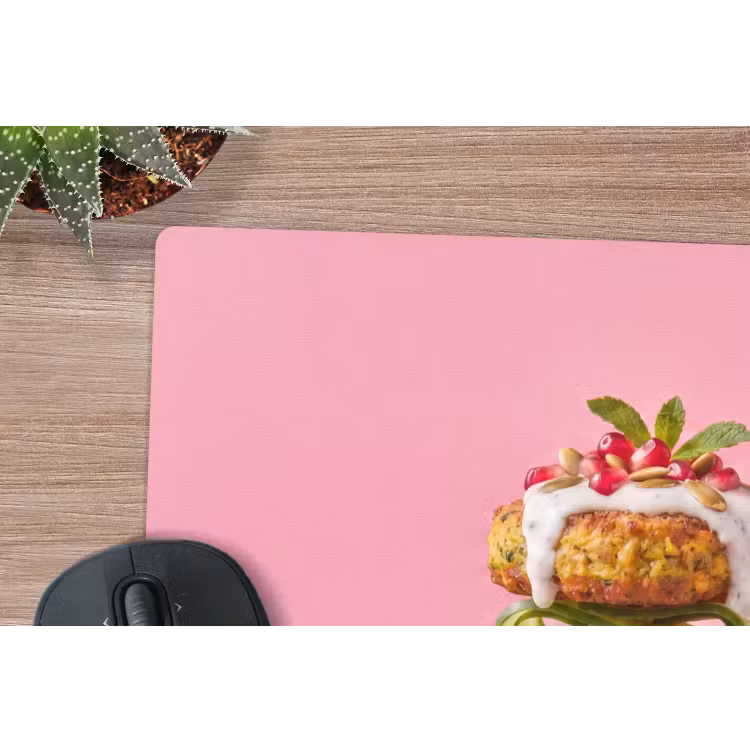 Muismat - Eten - Vork - Roze — 4