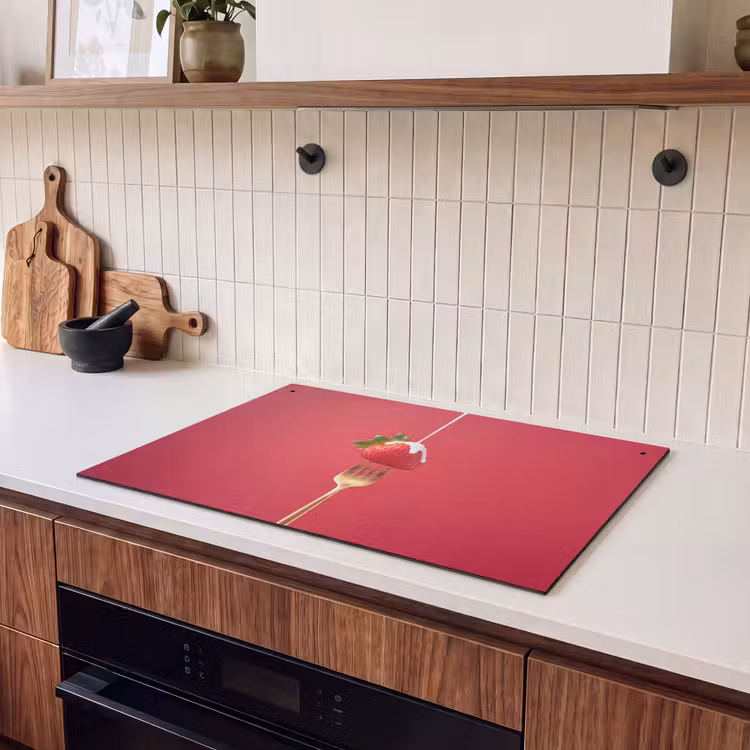 Inductie beschermer en spatscherm (2in1) - Fruit - Room - Modern — 3