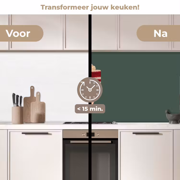 Keuken achterwand - Cake - Vork - Rood — 2
