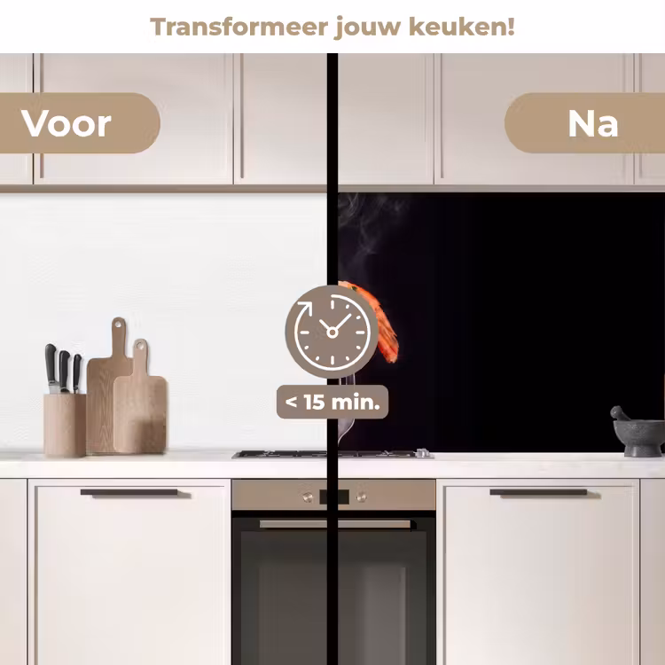 Keuken achterwand - Eten - Garnaal - Vork — 2