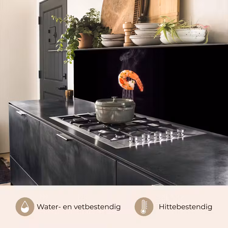 Keuken achterwand - Eten - Garnaal - Vork — 3