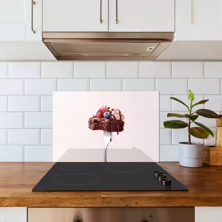 Keuken achterwand - Vork - brownie - aardbei — 6