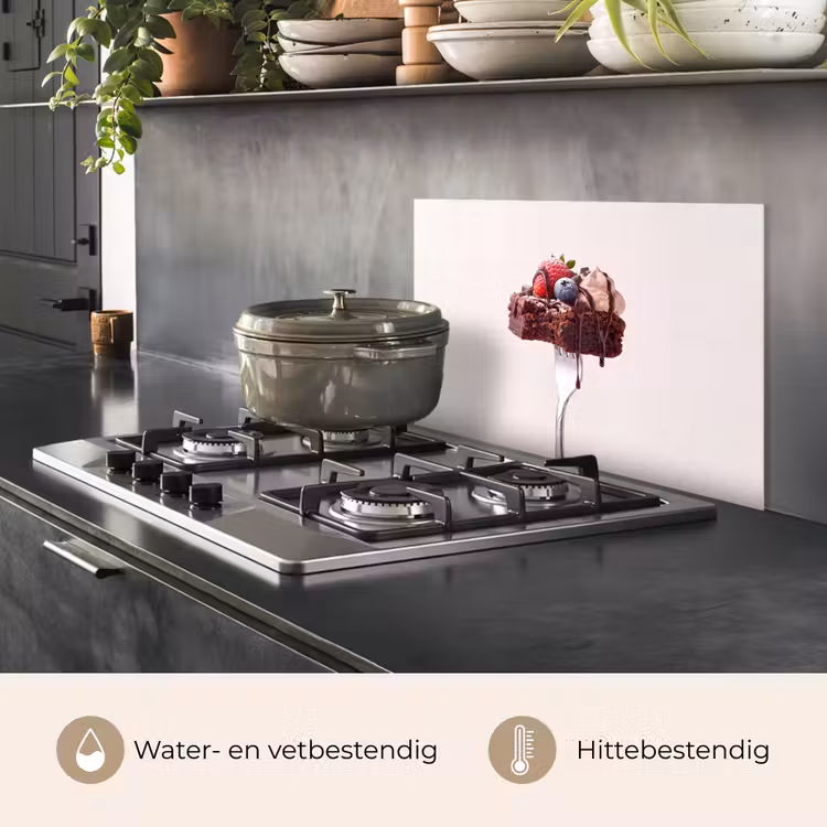 Keuken achterwand - Vork - brownie - aardbei — 7