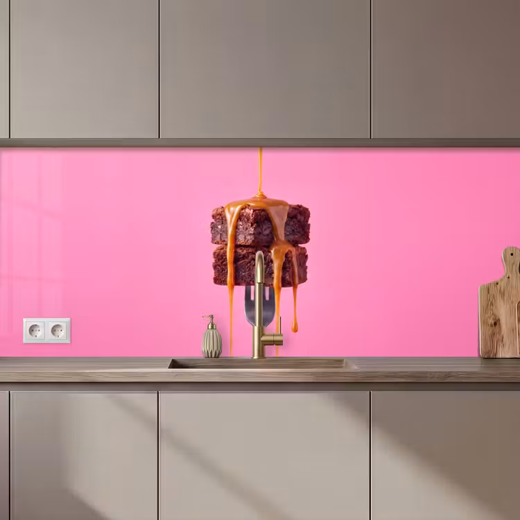 Keuken achterwand - Brownie - Karamel - Eten — 1