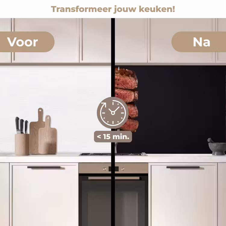 Keuken achterwand - Eten - Rosé - Vork — 2