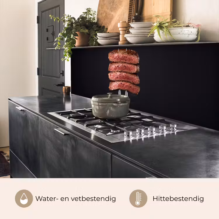 Keuken achterwand - Eten - Rosé - Vork — 3