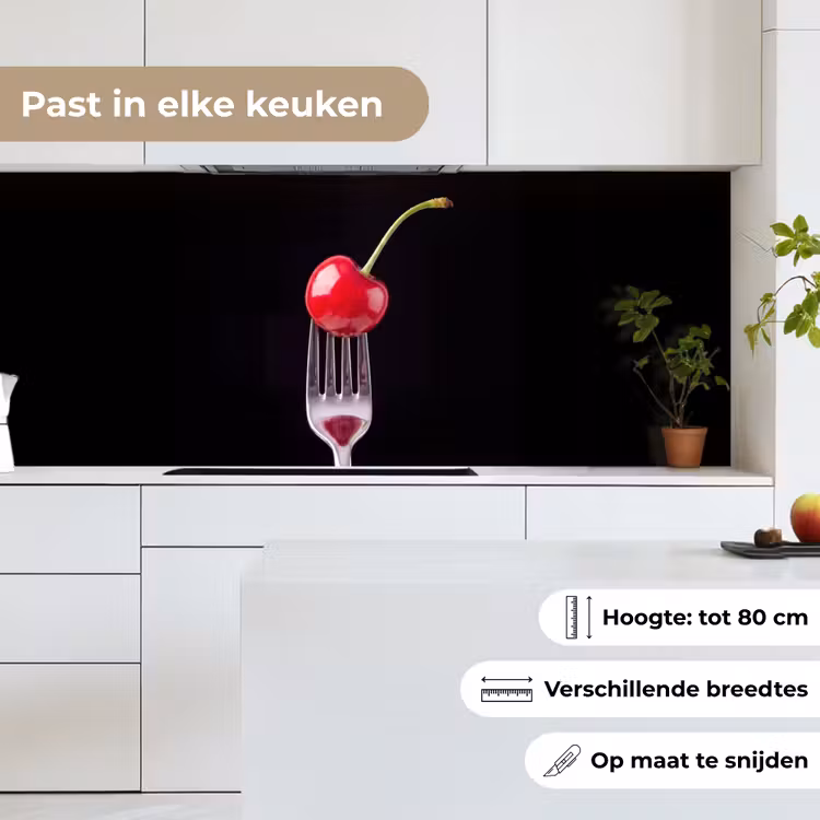 Keuken achterwand - Rode kers - Vork — 4