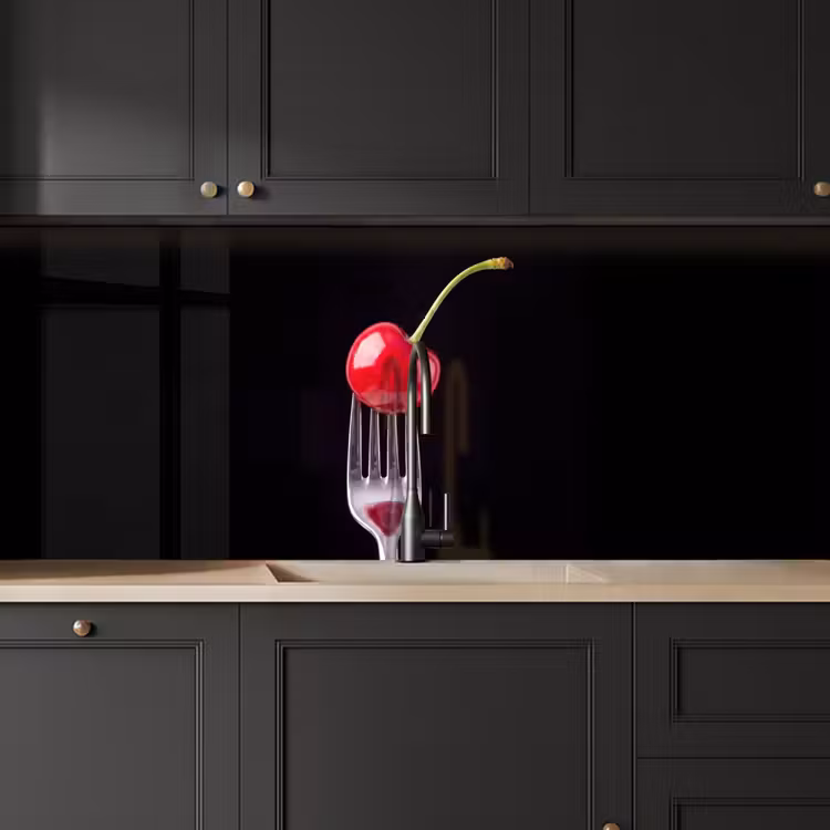 Keuken achterwand - Rode kers - Vork — 6