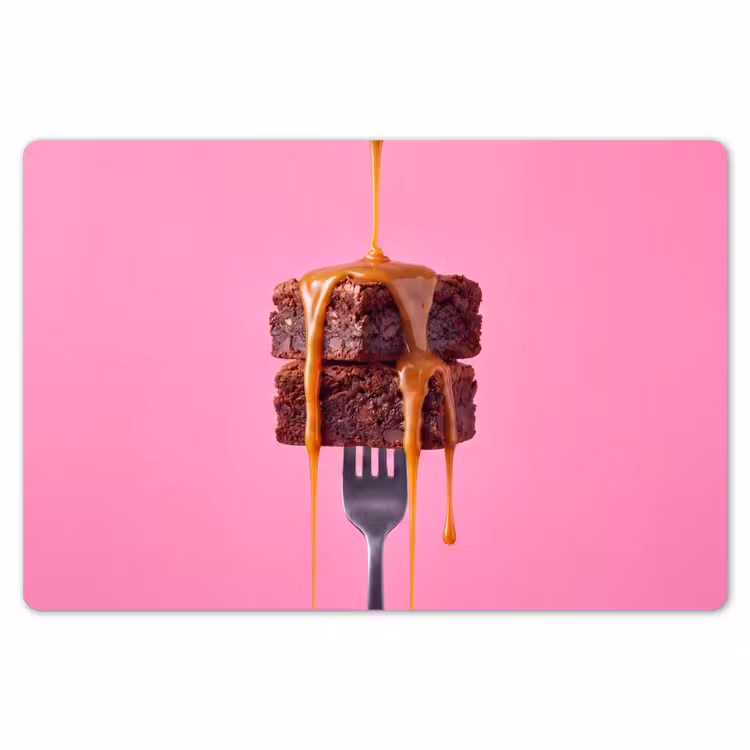 Placemat - 6 stuks - Brownie - Karamel - Eten — 7