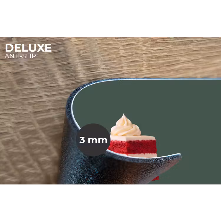 Placemat - 6 stuks - Cake - Vork - Rood — 4