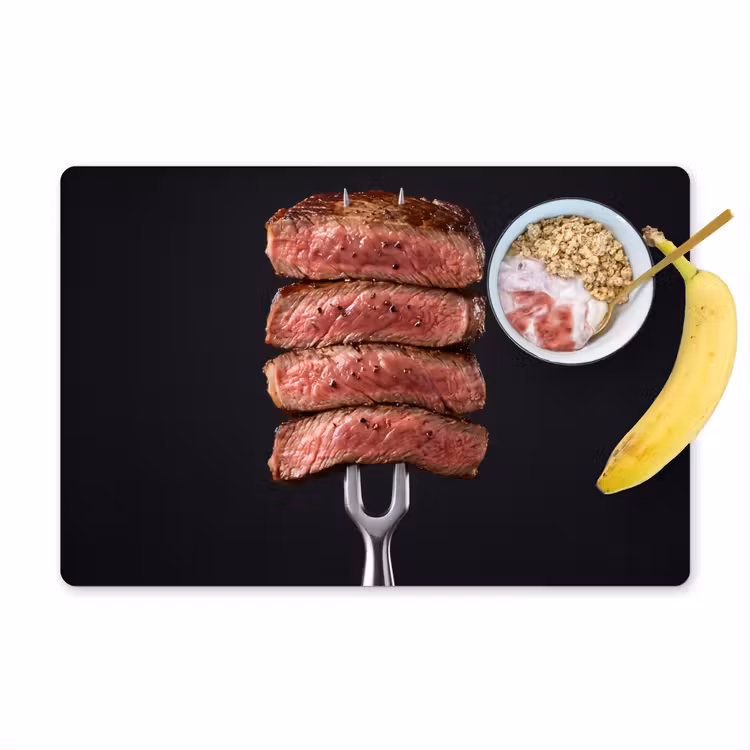 Placemat - 6 stuks - Eten - Rosé - Vork — 1