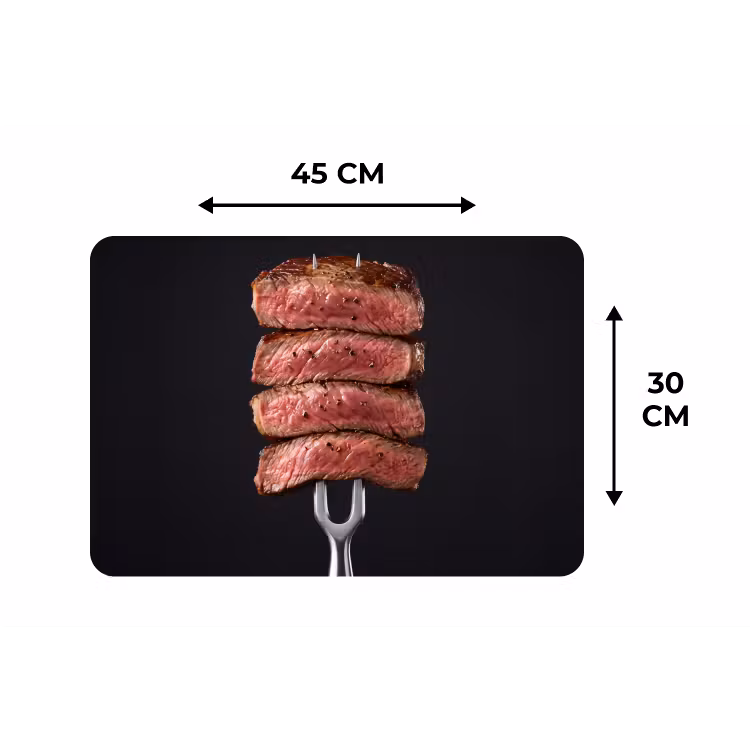 Placemat - 6 stuks - Eten - Rosé - Vork — 3