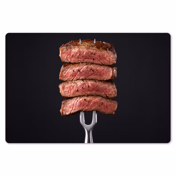 Placemat - 6 stuks - Eten - Rosé - Vork — 7