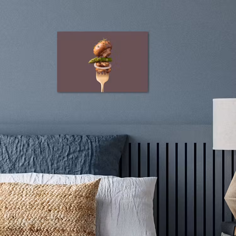 Poster - Eten - Gestapeld - Vork — 3