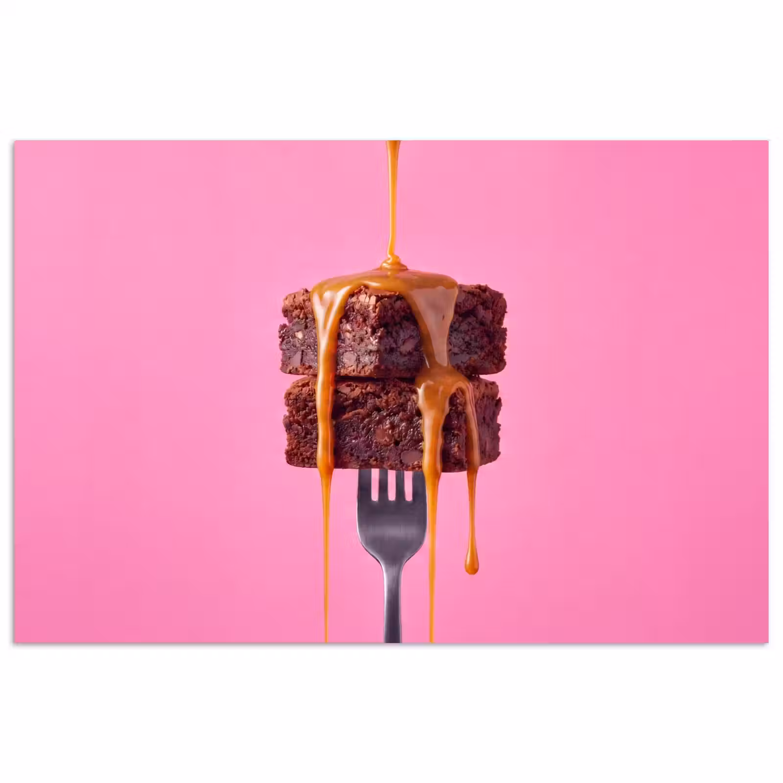 Poster - Brownie - Karamel - Eten — 1