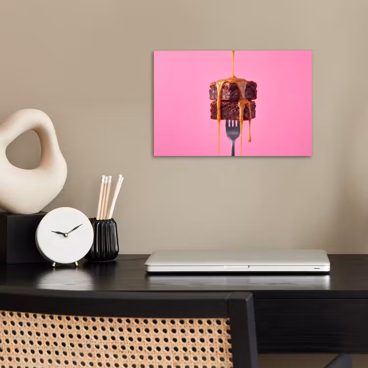 Poster - Brownie - Karamel - Eten — 2