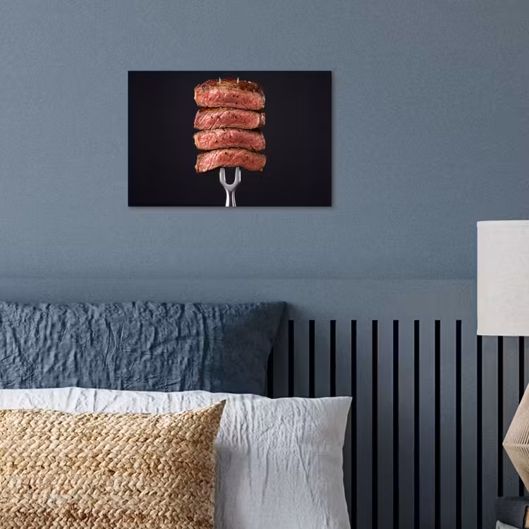 Poster - Eten - Rosé - Vork — 3