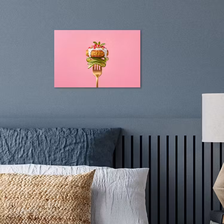 Poster - Eten - Vork - Roze — 3