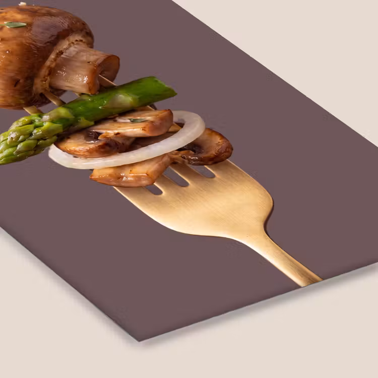Poster met lijst - Eten - Gestapeld - Vork — 7