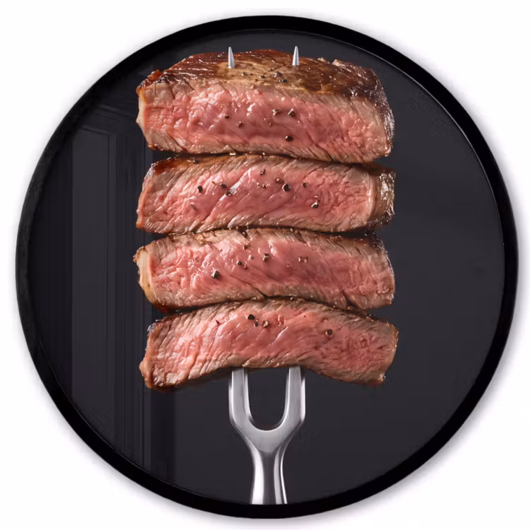 Ronde fotolijst - Eten - Rosé - Vork — 1