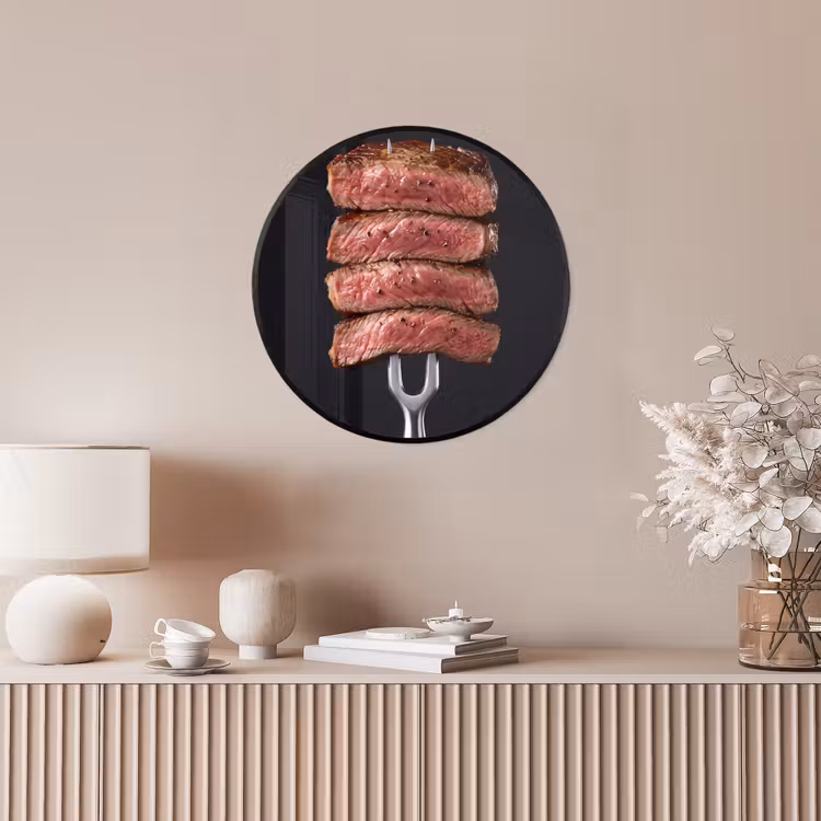 Ronde fotolijst - Eten - Rosé - Vork — 5