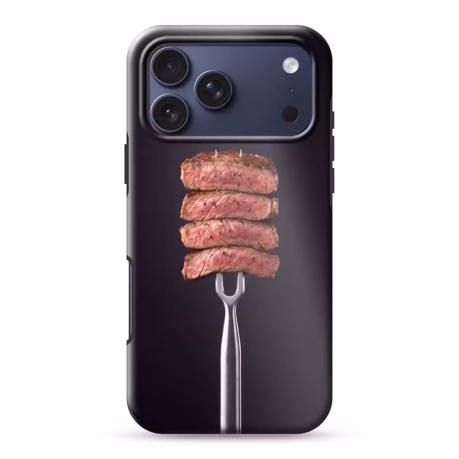 Telefoonhoesje Toughcase - Eten - Rosé - Vork — 1