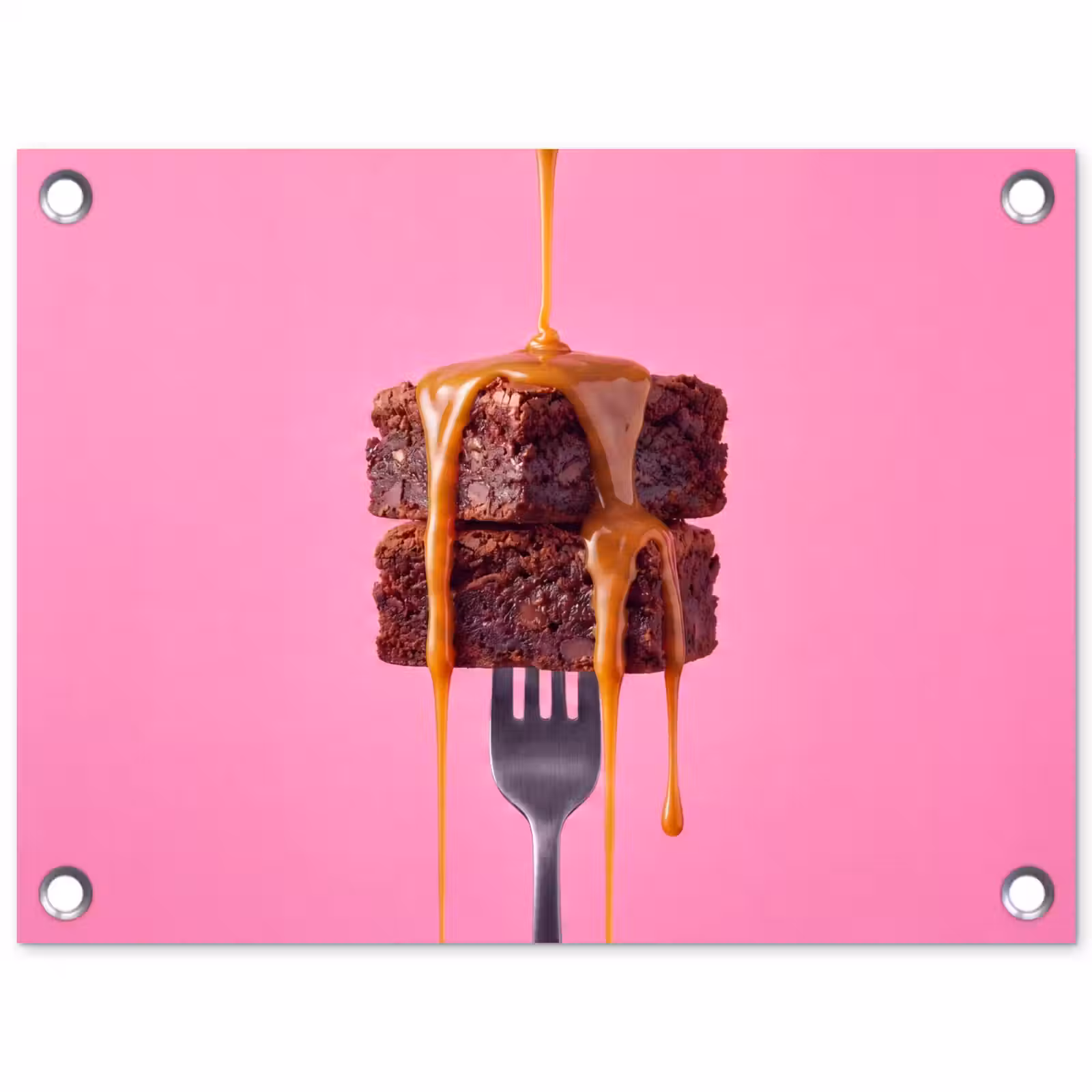 Tuinposter - Brownie - Karamel - Eten — 1