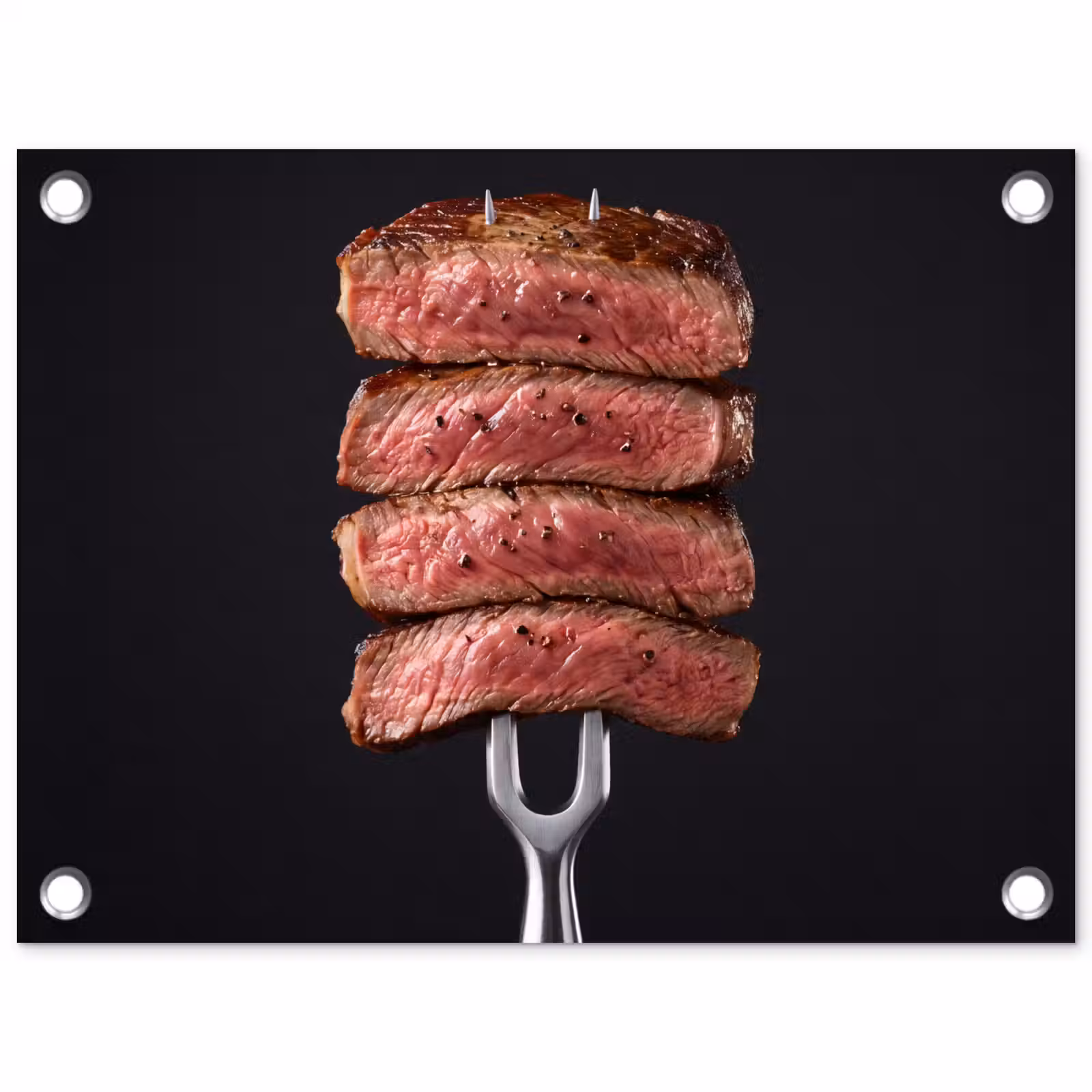 Tuinposter - Eten - Rosé - Vork — 1