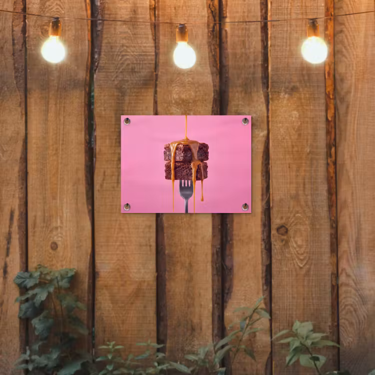 Tuinposter - Brownie - Karamel - Eten — 2