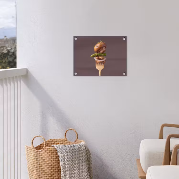 Tuinposter - Eten - Gestapeld - Vork — 3