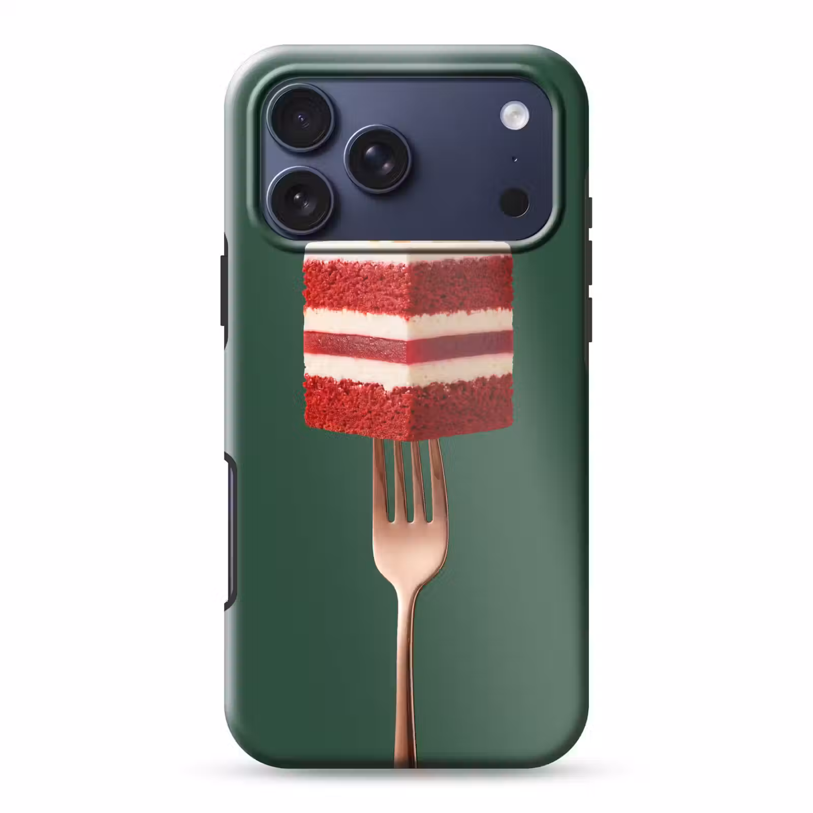 Telefoonhoesje Toughcase - Cake - Vork - Rood — 1