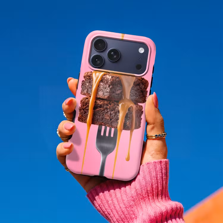 Telefoonhoesje Toughcase - Brownie - Karamel - Eten — 2