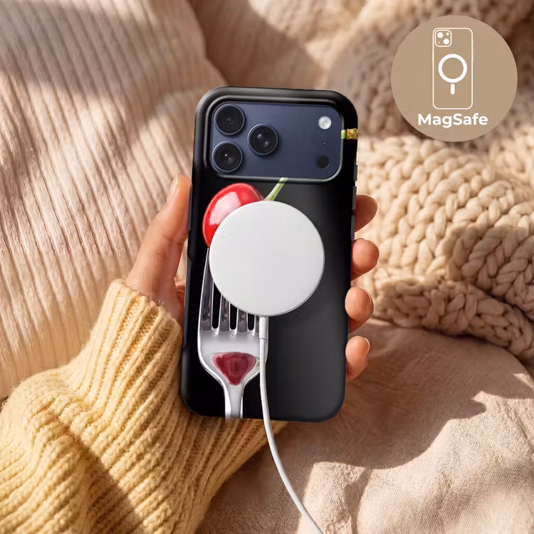 Telefoonhoesje Toughcase - Rode kers - Vork — 8