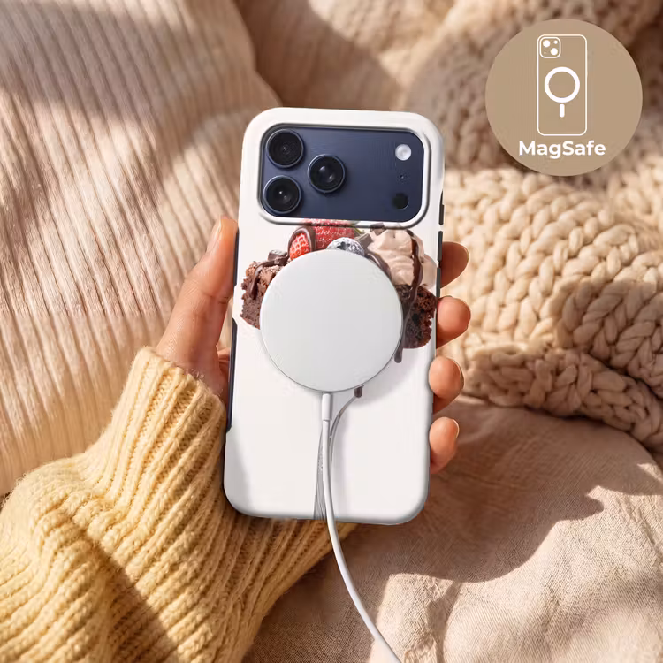 Telefoonhoesje Toughcase - Vork - brownie - aardbei — 8