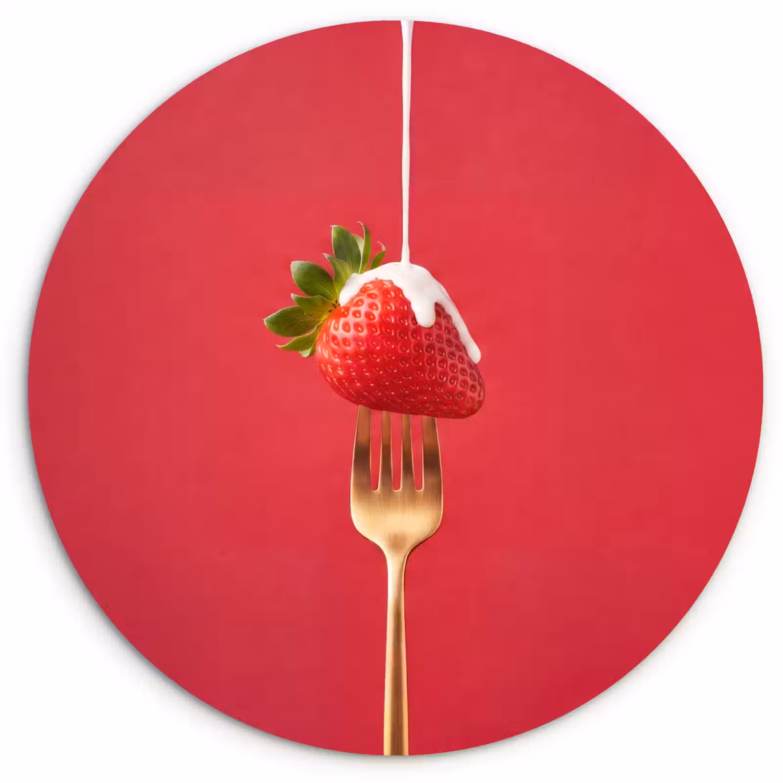 Wandcirkel - Glas - Fruit - Room - Modern — 1